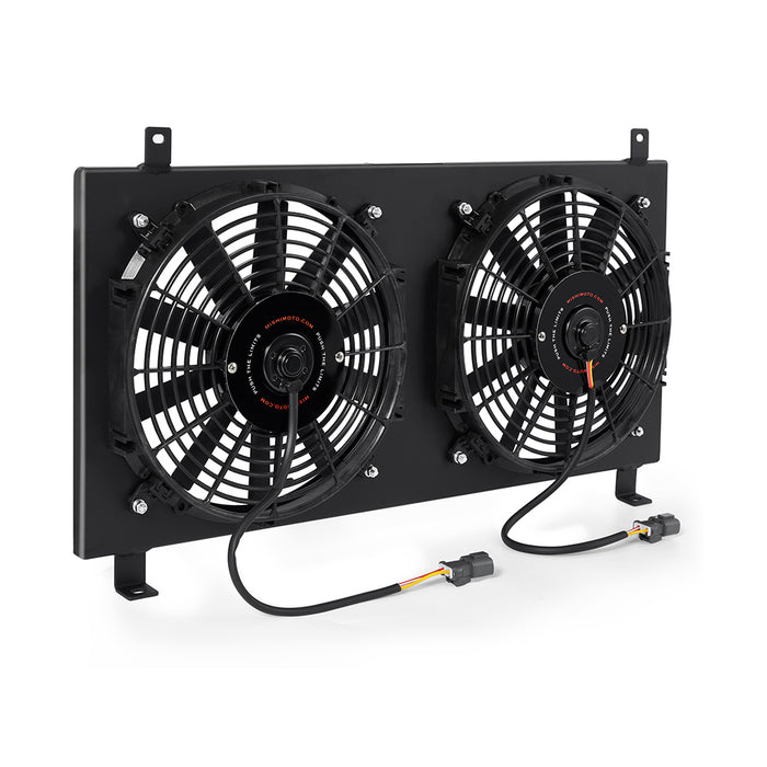 Mishimoto MMFS-RSX-02BK Aluminum Fan Shroud Kit, fits Acura RSX 2002-2006, Black - Truck Part Superstore