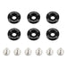Mishimoto MMFW-LG-6BK Mishimoto M6 X 1.0 Fender Washer and Bolt Kit, 20mm OD, 6 pcs, Black - Truck Part Superstore