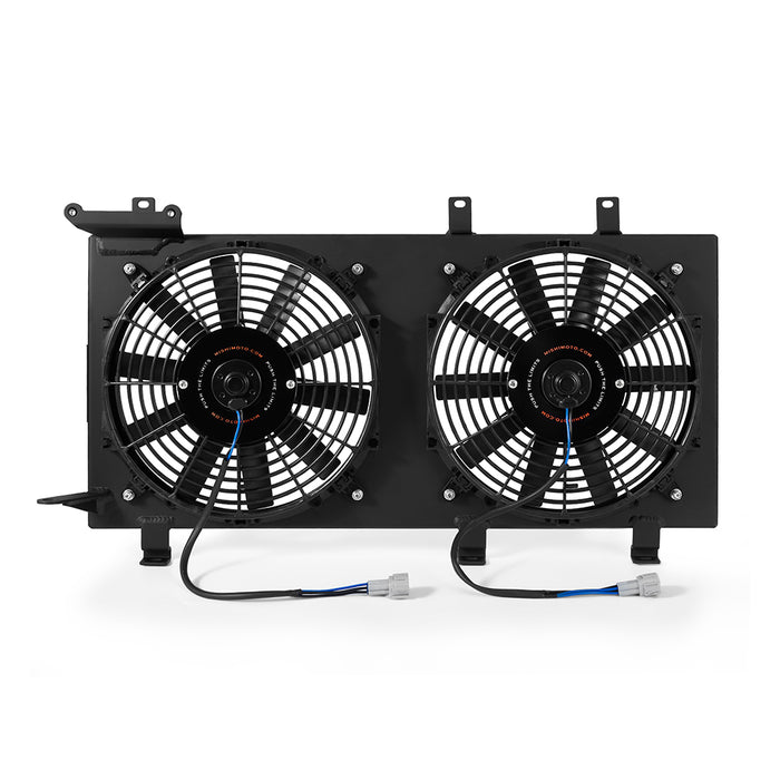 Mishimoto MMFS-WRX-01PBK Subaru Impreza WRX and STI Performance Aluminum Fan Shroud Kit, 2001-2007, Black - Truck Part Superstore