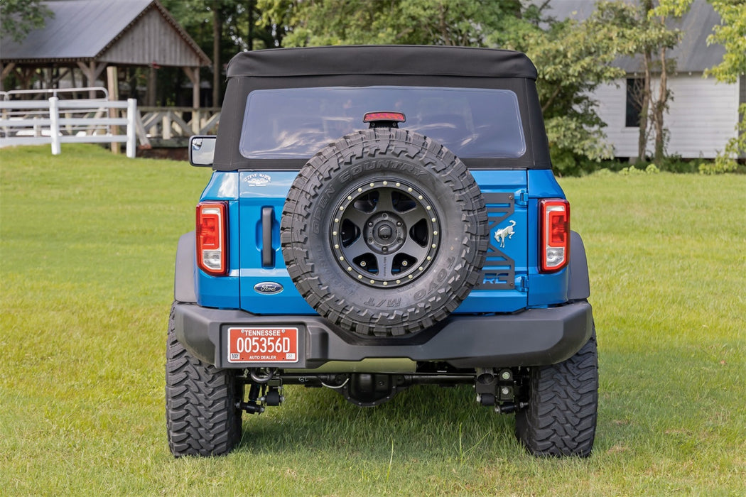 Rough Country 51053 Spare Tire Relocation 21-22 Ford Bronco 4WD Rough Country - Truck Part Superstore
