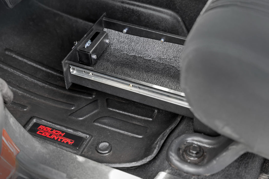 Rough Country 99035 Jeep Under Seat Lock Box 07-18 Jeep Wrangler JK/JKU Rough Country - Truck Part Superstore