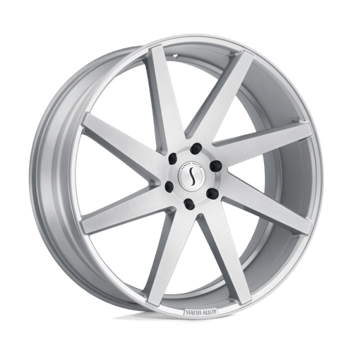 Status 2295BRT155115S76 STBRT 22X9.5 5X115 SLV BRSH-FC 15MM - Truck Part Superstore
