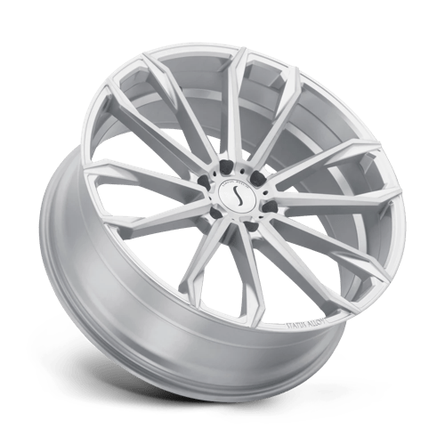 Status 2495MST155115S76 STMST 24X9.5 5X115 SLV BRSH-FC 15MM - Truck Part Superstore