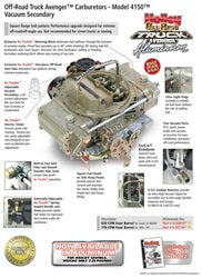 Holley 0-90470 Off-Road Truck Avenger Carburetor - Truck Part Superstore
