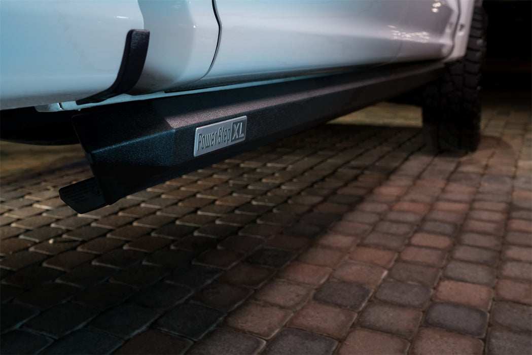 AMP Research 77254-01A PowerStep™ XL; Incl. OEM Style Illumination; Black; Plug-N-Play System; - Truck Part Superstore