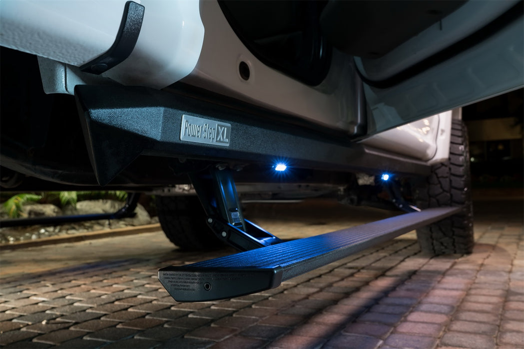 AMP Research 77254-01A PowerStep™ XL; Incl. OEM Style Illumination; Black; Plug-N-Play System; - Truck Part Superstore