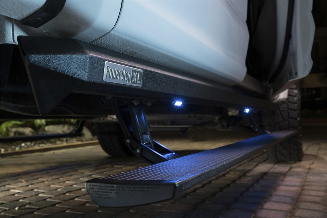 AMP Research 77236-01A PowerStep™ XL; Incl. OEM Style Illumination; Plug-N-Play System; Black; - Truck Part Superstore