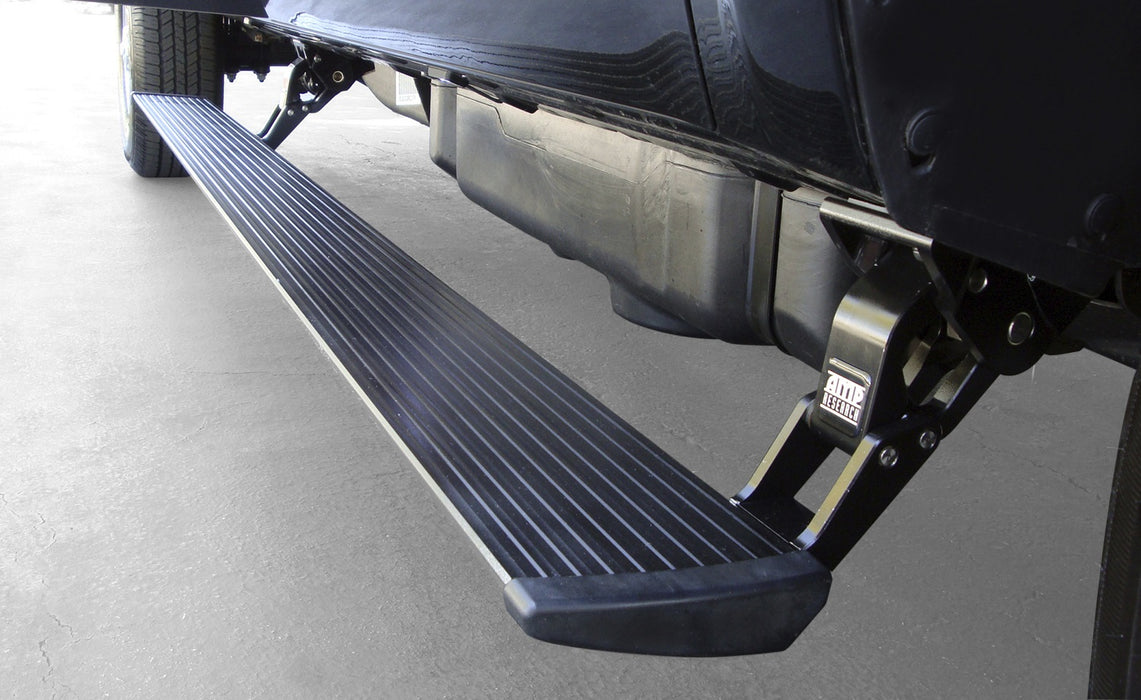 AMP Research 75164-01A PowerStep™; Incl. OEM Style Illumination; Black; - Truck Part Superstore