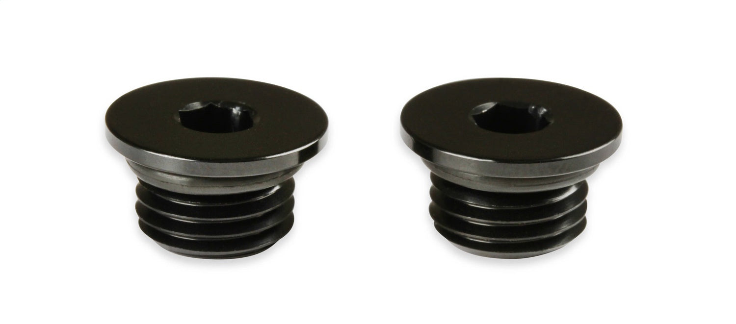 Earl's Performance AT581303ERL Aluminum AN O-Ring Port Plug; Size: -3AN O-Ring Port; 2 pc.; Anodized Black; - Truck Part Superstore