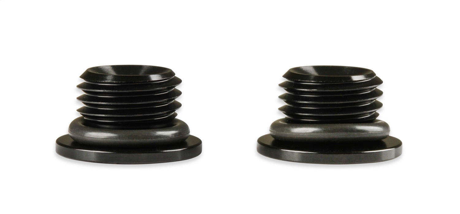Earl's Performance AT581304ERL Aluminum AN O-Ring Port Plug; Size: -4AN O-Ring Port; 2 pc.; Anodized Black; - Truck Part Superstore