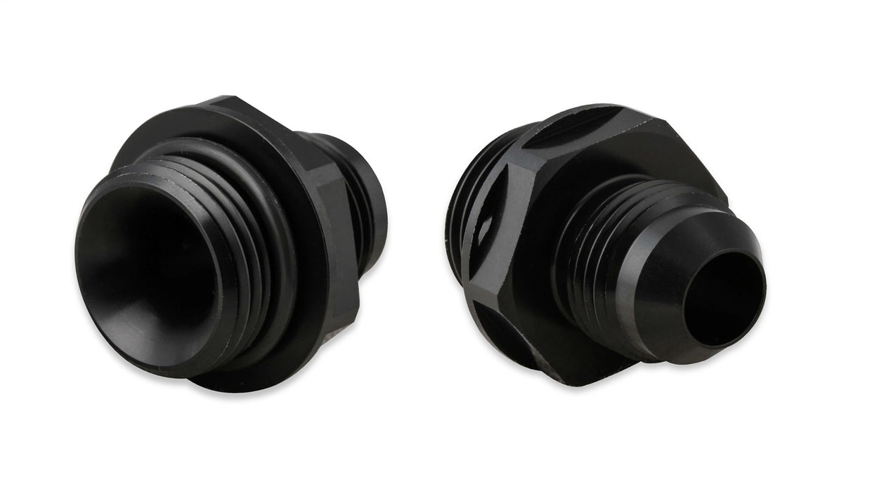 Earl's Performance AT585108ERL Cooler Adapter; Bagged Packaging; -08AN; 2 pc.; Black; - Truck Part Superstore