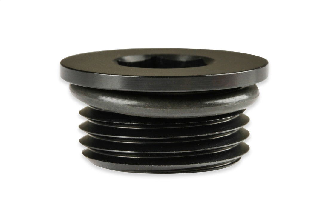 Earl's Performance AT981310ERL Aluminum AN O-Ring Port Plug; Size: -10AN O-Ring Port; 1 pc.; Anodized Black; - Truck Part Superstore