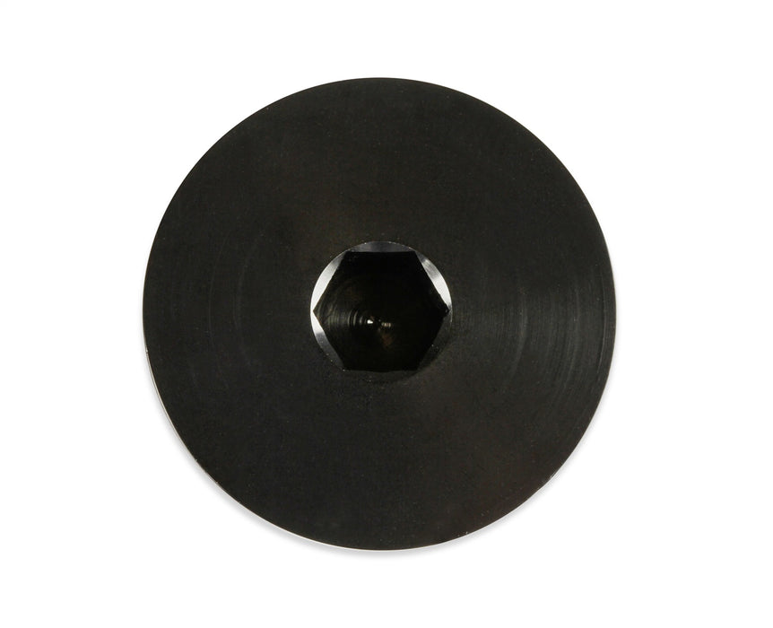 Earl's Performance AT981312ERL Aluminum AN O-Ring Port Plug; Size: -12AN O-Ring Port; 1 pc.; Anodized Black; - Truck Part Superstore