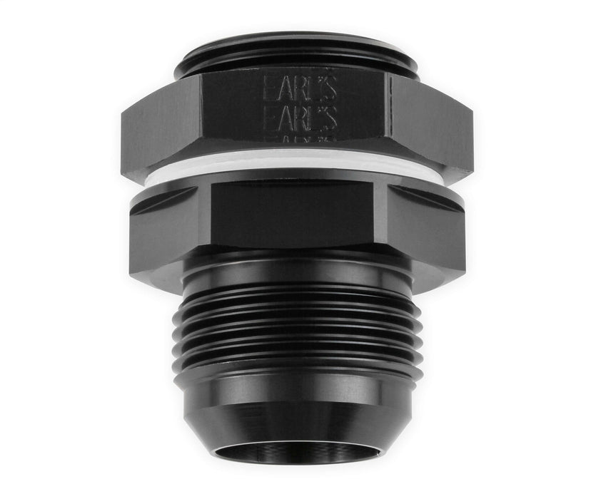 Earl's Performance AT983816ERL Fuel Cell Bulkhead Fitting; Fitting Size -16AN; w/PTFE Washers/Bulkhead Nut; - Truck Part Superstore
