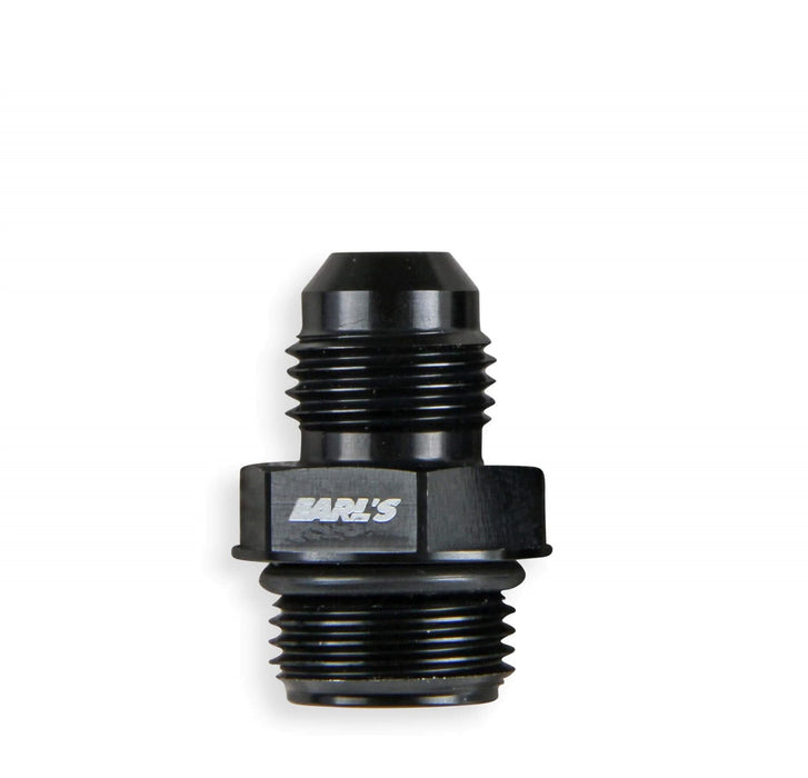 Earl's Performance AT9919DECERL BSPP to AN Adapter; 3/8 in.; -6AN Male; Black; - Truck Part Superstore