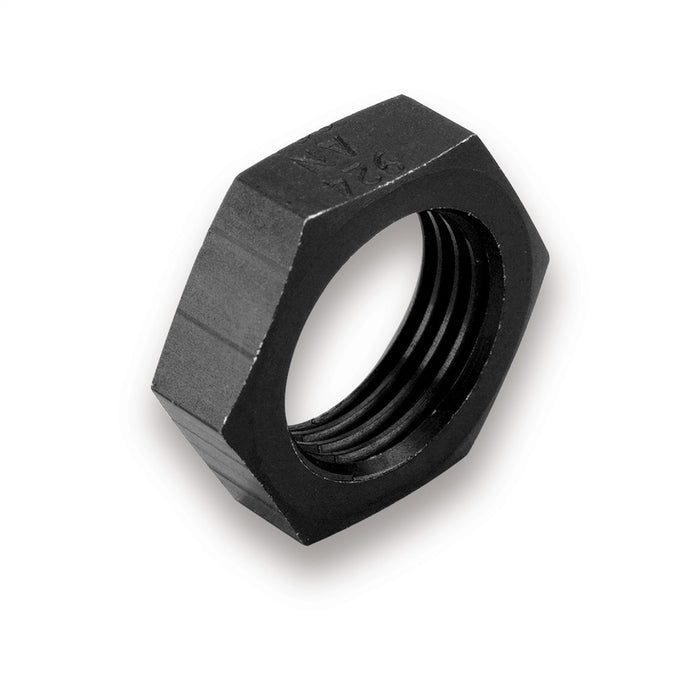 Earl's Performance AT992416ERL Aluminum AN Bulkhead Nut; Size: -16AN; Anodized Black; - Truck Part Superstore