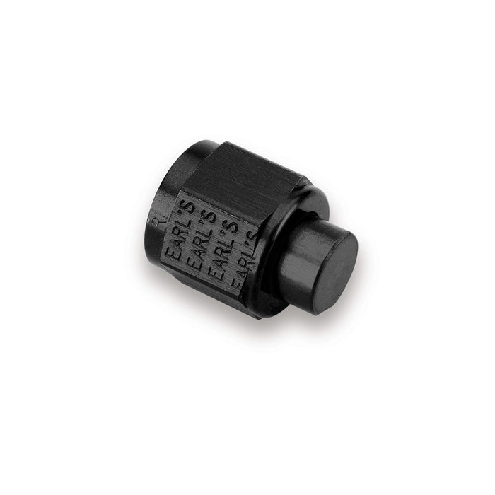 Earl's Performance AT992920ERL Aluminum AN Cap; Size: -20AN; Anodized Black; 1 pc.; Bagged Packaging; - Truck Part Superstore