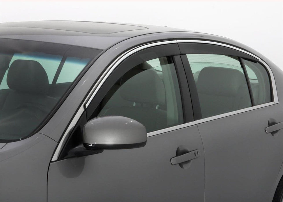 Auto Ventshade (AVS) 794031 Ventvisor® Low Profile Deflector 4 pc.; Chrome; - Truck Part Superstore