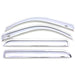 Auto Ventshade (AVS) 684813 Chrome Ventvisor™ Deflector 4 pc.; Outside Mount; ABS Thermoplastic; - Truck Part Superstore