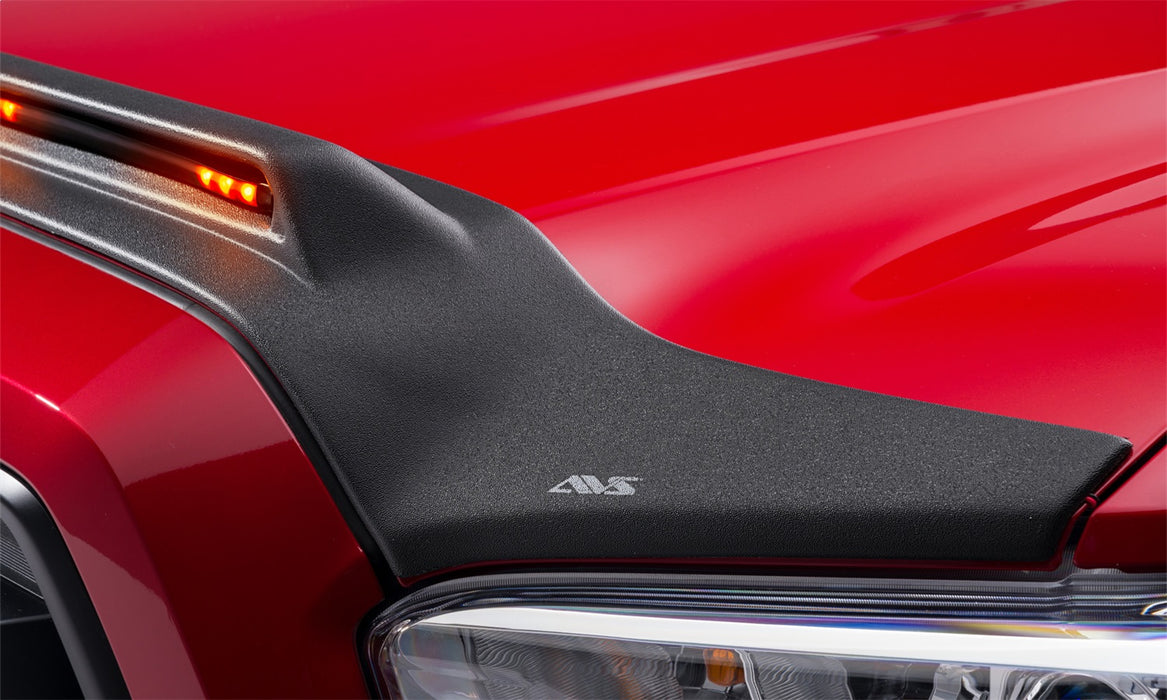 Auto Ventshade (AVS) 753079 Aeroskin LightShield™ Hood Protector; Black; Low Profile; - Truck Part Superstore