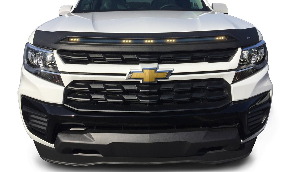 Auto Ventshade (AVS) 753113 Aeroskin LightShield™ Hood Protector; Black; Low Profile; - Truck Part Superstore