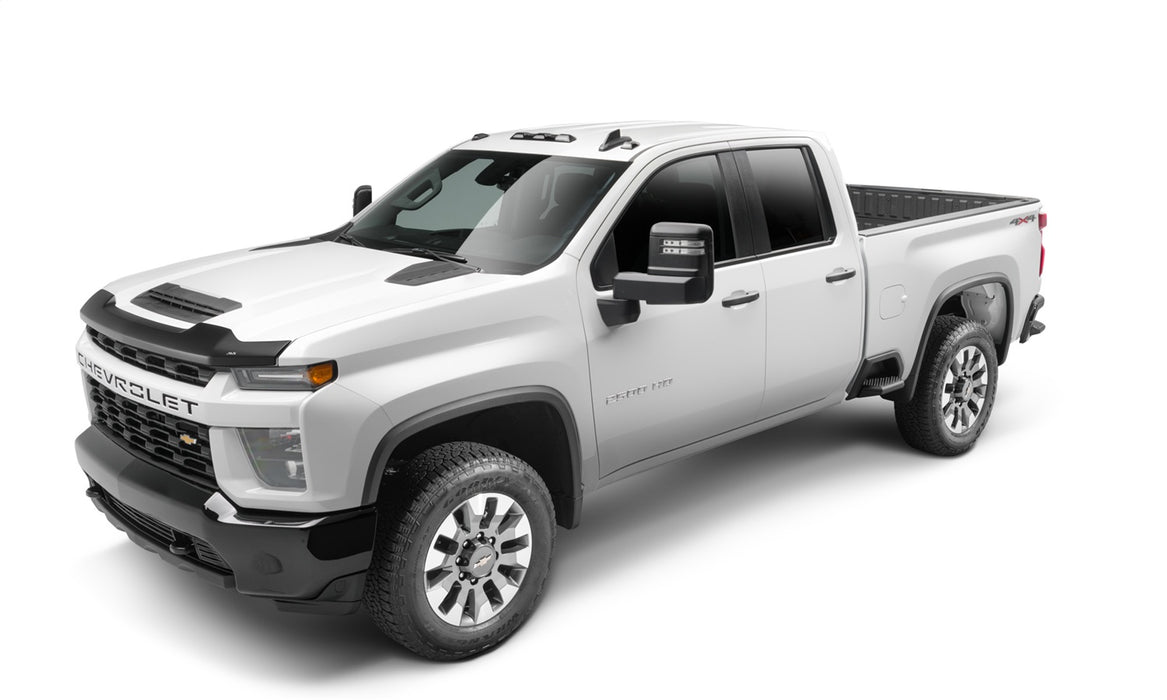 Auto Ventshade (AVS) 377187 Aeroskin Matte Black Hood Protector; Low Profile; - Truck Part Superstore