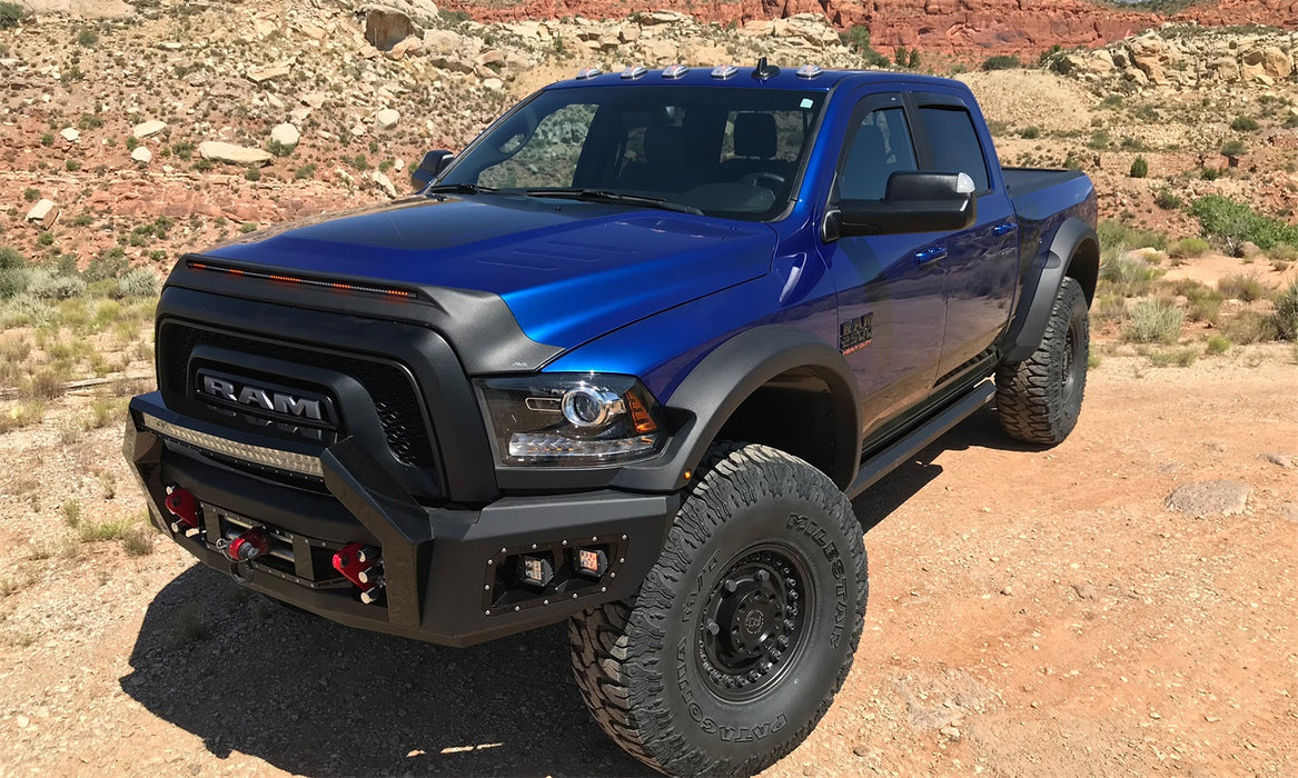 Auto Ventshade (AVS) 953051 Aeroskin LightShield™ Pro Hood Protector; Black; Low Profile; - Truck Part Superstore