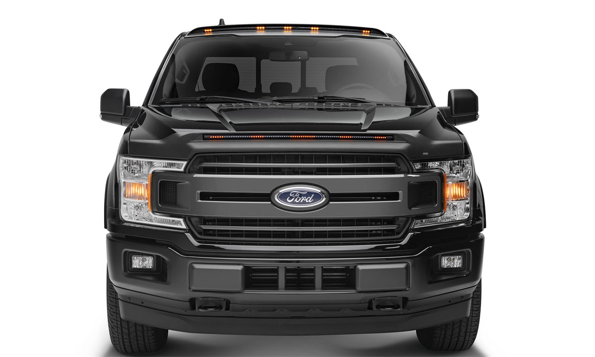 Auto Ventshade (AVS) 953096 Aeroskin LightShield™ Pro Hood Protector; Black; Low Profile; - Truck Part Superstore