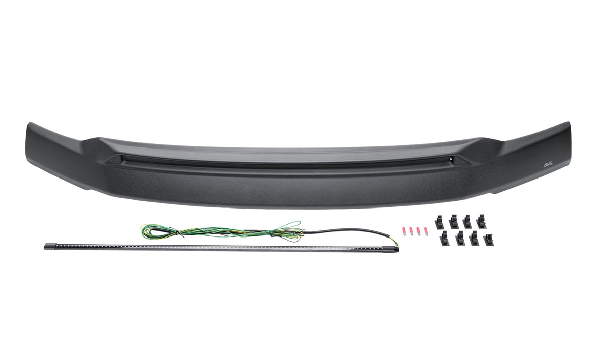 Auto Ventshade (AVS) 953135 Aeroskin LightShield™ Pro Hood Protector; Black; Low Profile; - Truck Part Superstore