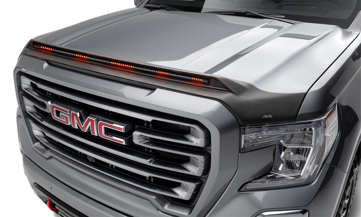 Auto Ventshade (AVS) 953167 Aeroskin LightShield™ Pro Hood Protector; Black; Low Profile; - Truck Part Superstore