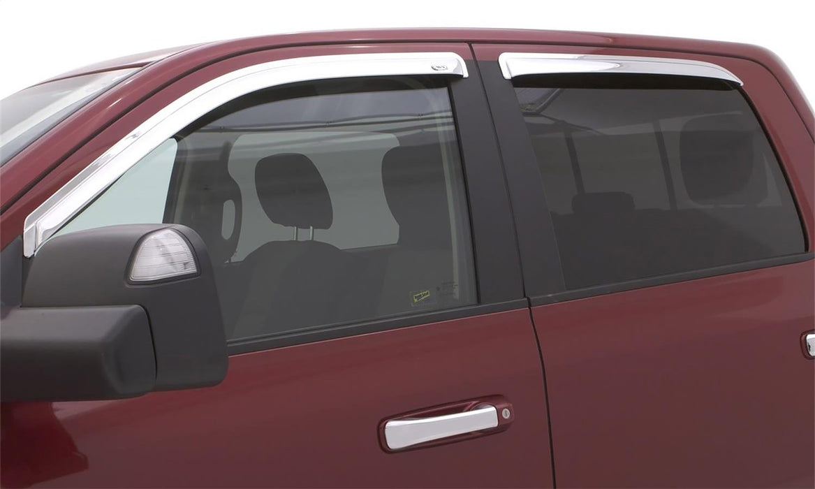 Auto Ventshade (AVS) 684387 Chrome Ventvisor™ Deflector 4 pc.; Outside Mount; - Truck Part Superstore