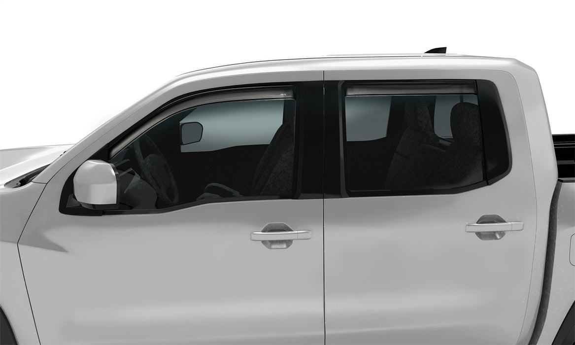 Auto Ventshade (AVS) 194788 Ventvisor® In-Channel Deflector 4 pc.; Smoke; - Truck Part Superstore