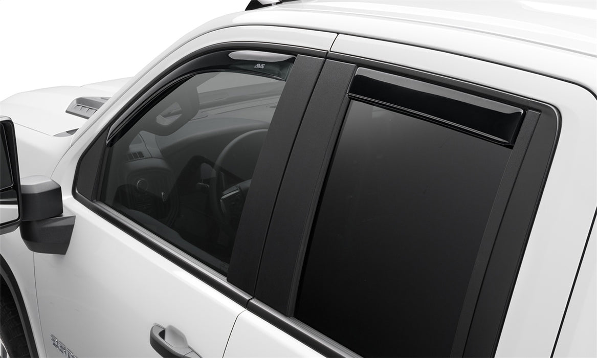 Auto Ventshade (AVS) 194641 Ventvisor® In-Channel Deflector 4 pc.; Smoke; - Truck Part Superstore