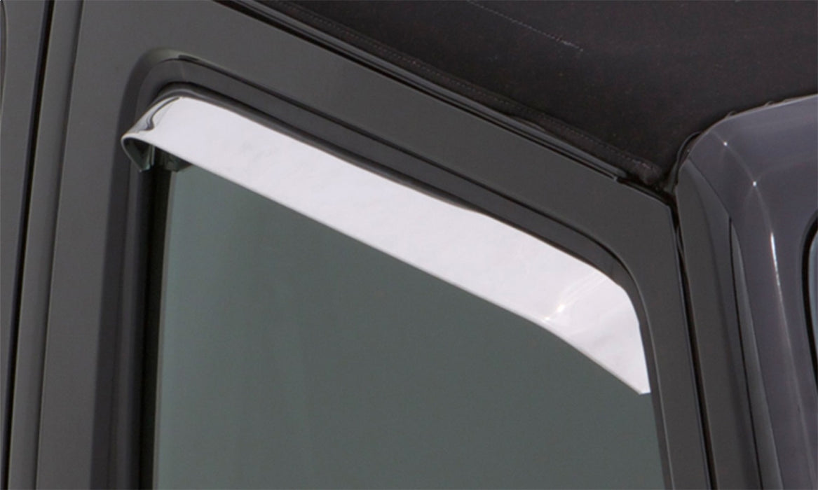 Auto Ventshade (AVS) 12032 Ventshade® Deflector; 2 pc.; Front; Stainless; - Truck Part Superstore