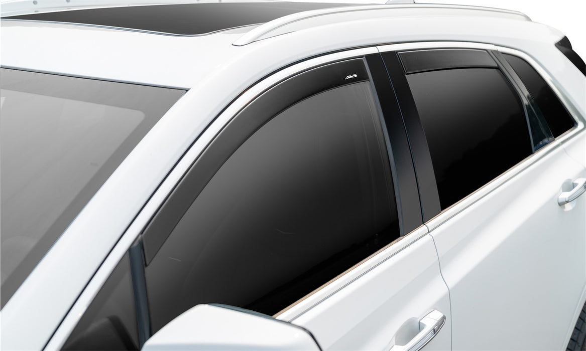 Auto Ventshade (AVS) 894102 Ventvisor® Low Profile Deflector 4 pc.; Smoke; Modified Acrylic; - Truck Part Superstore