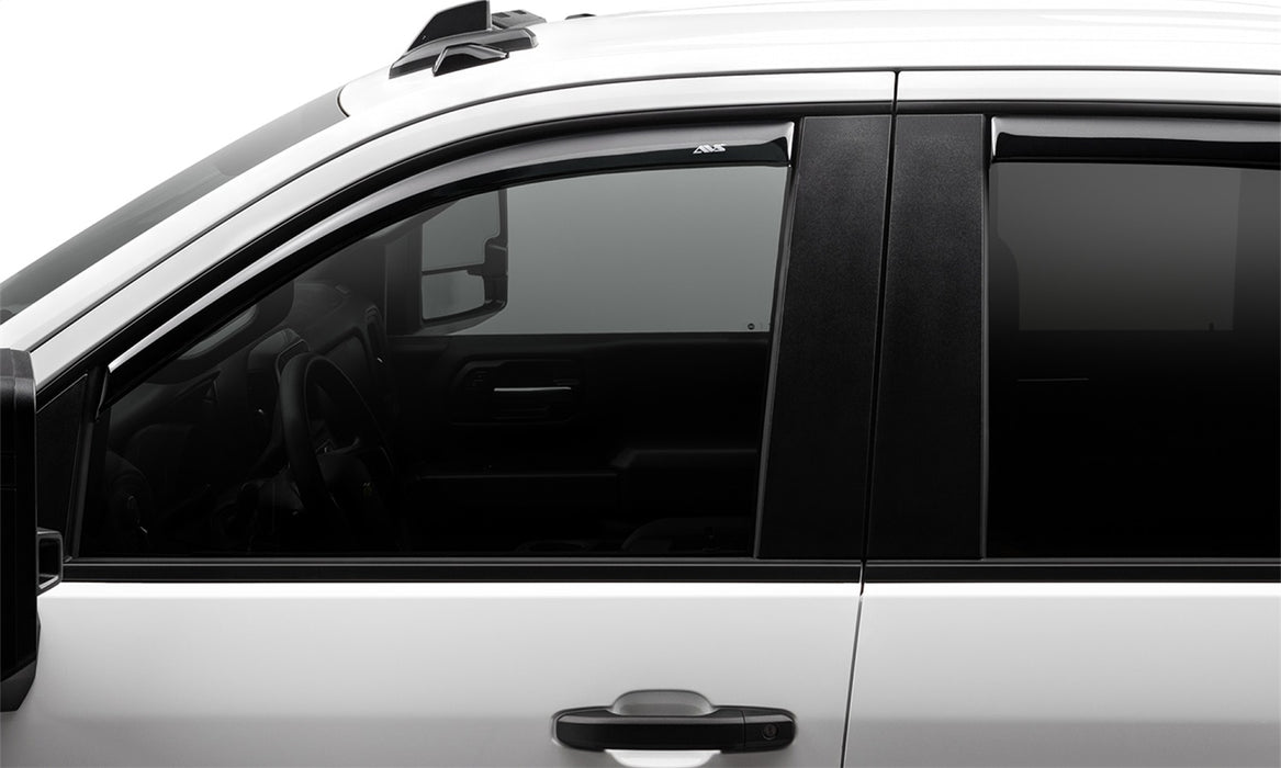 Auto Ventshade (AVS) 194805 Ventvisor® In-Channel Deflector 4 pc.; Smoke; - Truck Part Superstore