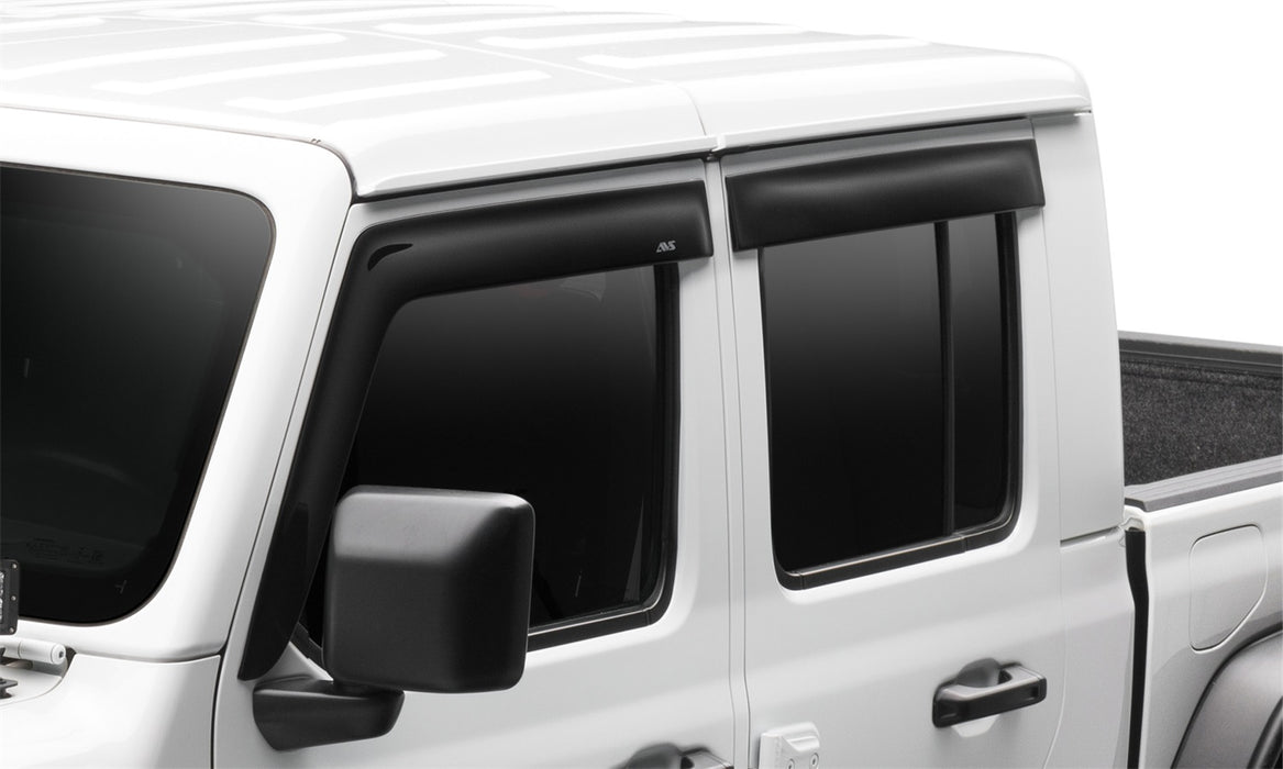 Auto Ventshade (AVS) 894066 Ventvisor® Low Profile Deflector 4 pc.; Smoke; - Truck Part Superstore