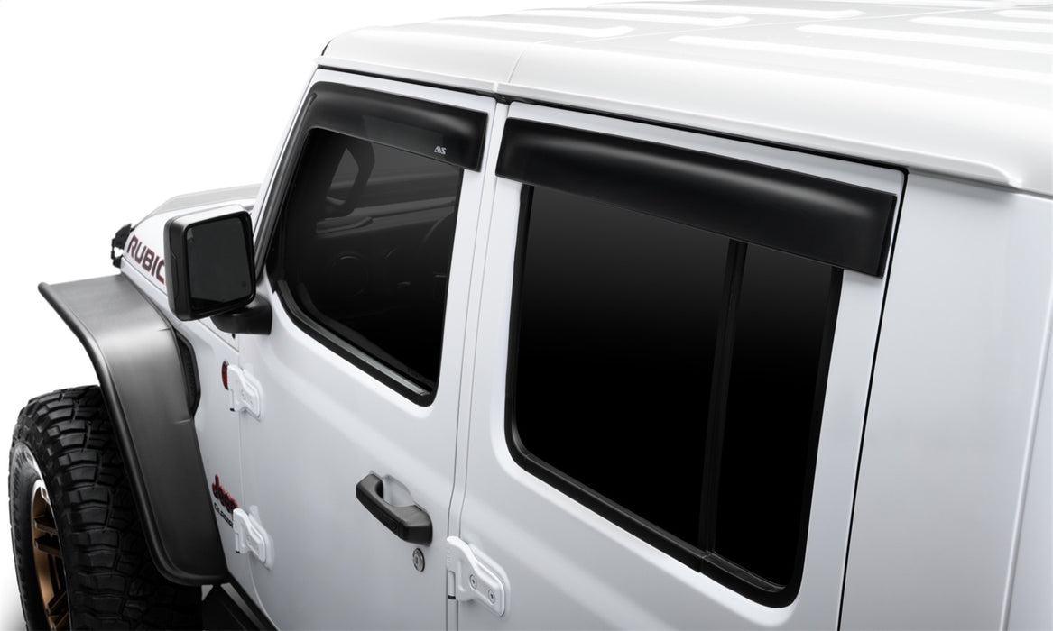 Auto Ventshade (AVS) 894066 Ventvisor® Low Profile Deflector 4 pc.; Smoke; - Truck Part Superstore