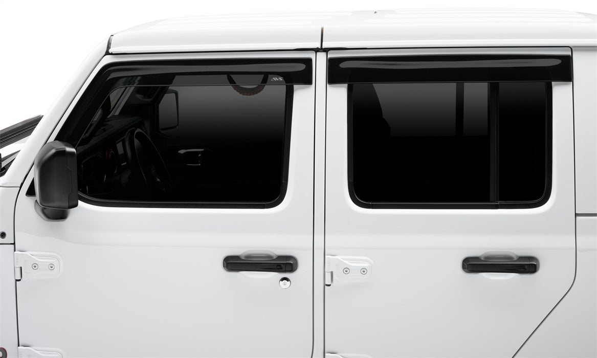Auto Ventshade (AVS) 894066 Ventvisor® Low Profile Deflector 4 pc.; Smoke; - Truck Part Superstore