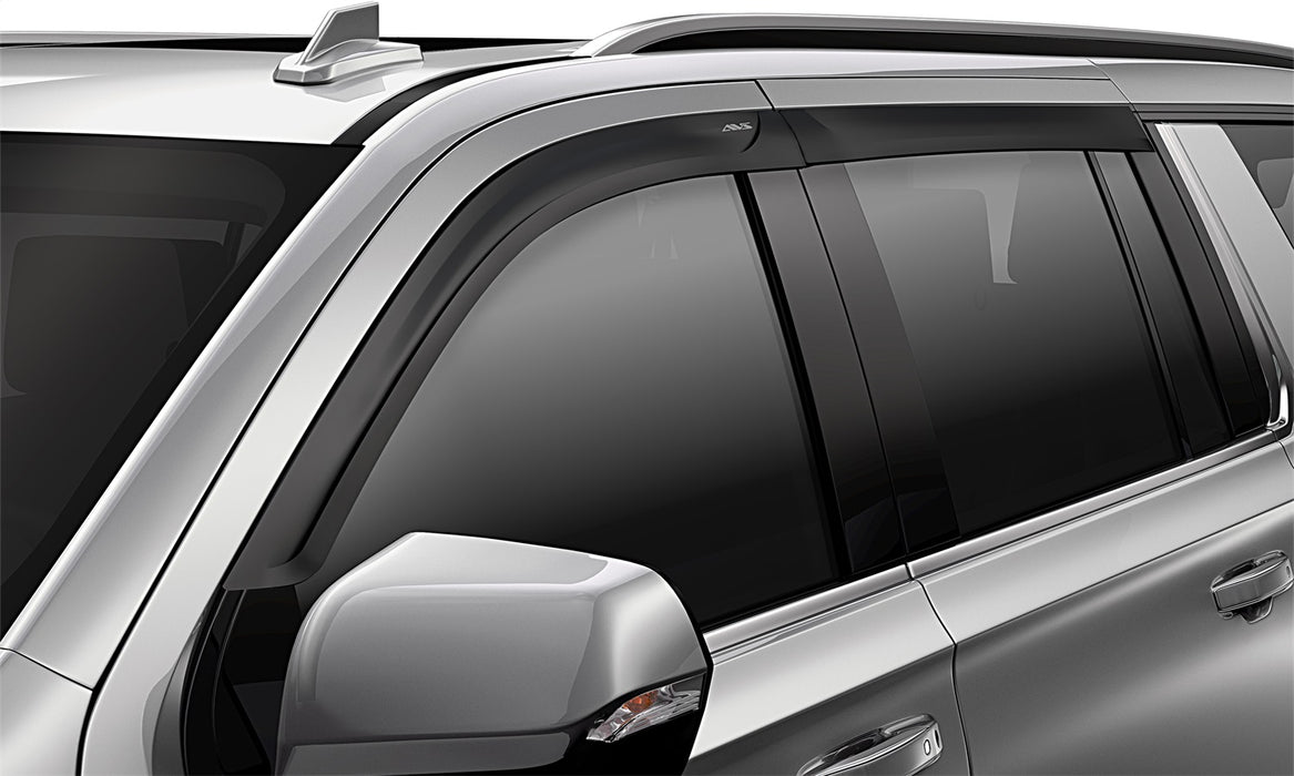 Auto Ventshade (AVS) 774092 Ventvisor® Low Profile Deflector 4 pc.; Matte Black; - Truck Part Superstore