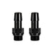 Mishimoto MMFT-M16-12BK Mishimoto M16x1.5 to 1/2-in Hose Barb Aluminum Fittings, Pack of 2 - Truck Part Superstore