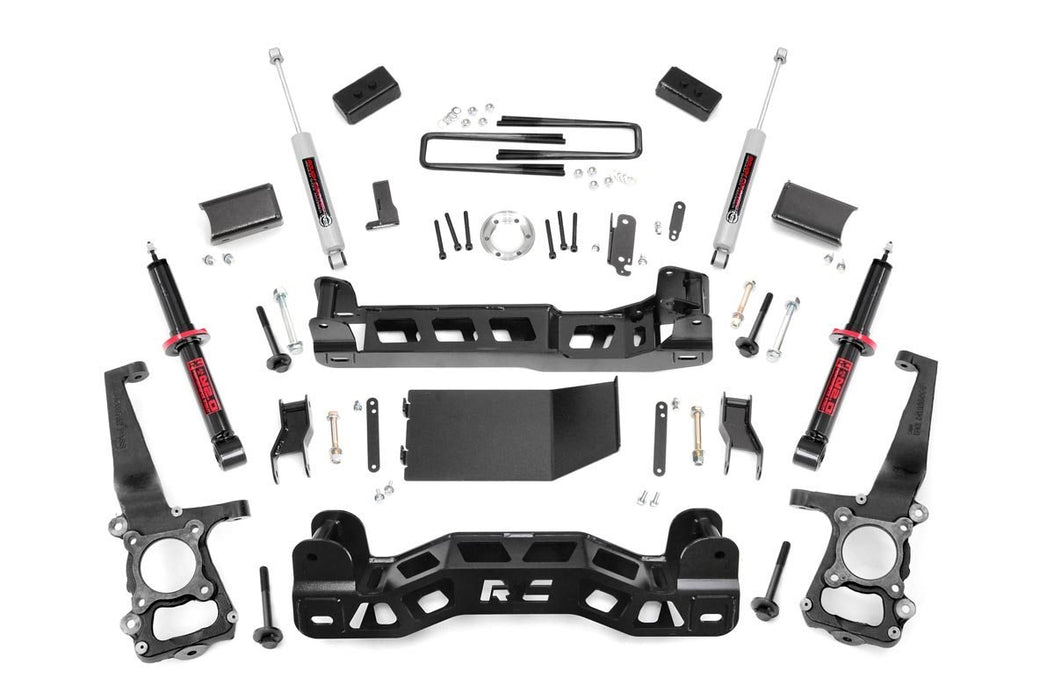 Rough Country 59931 4 Inch Suspension Lift Kit Lifted N3 Struts 09-10 F-150 4WD Rough Country - Truck Part Superstore