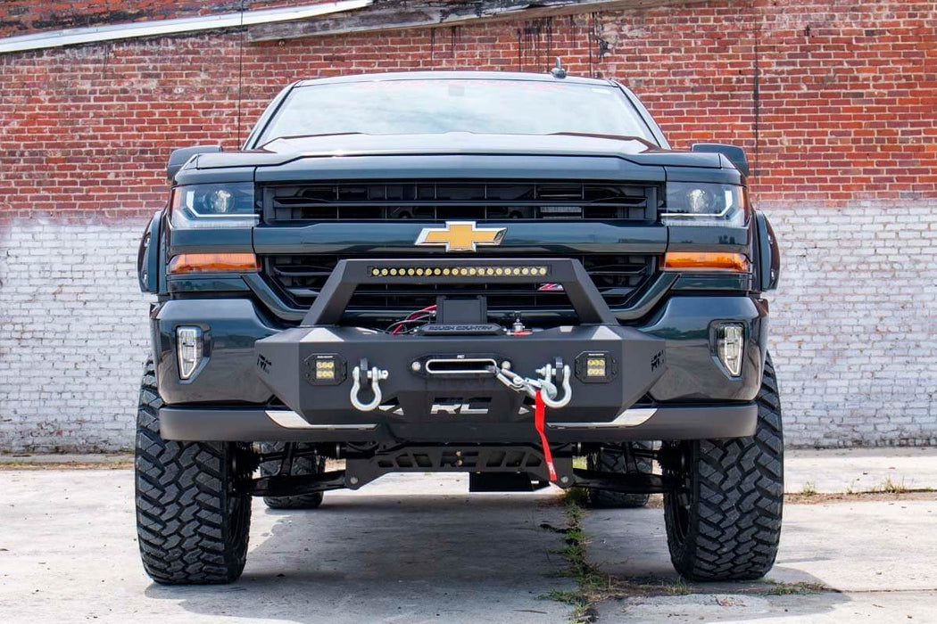 Rough Country 26450 7.5 Inch Suspension Lift Kit Vertex Coilovers & Vertex Adjustable Shocks 07-13 Silverado/Sierra 1500 - Truck Part Superstore