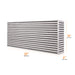 Mishimoto MMUIC-11 Universal Air-to-Air Race Intercooler Core 22-in x 10-in x 4-in - Truck Part Superstore