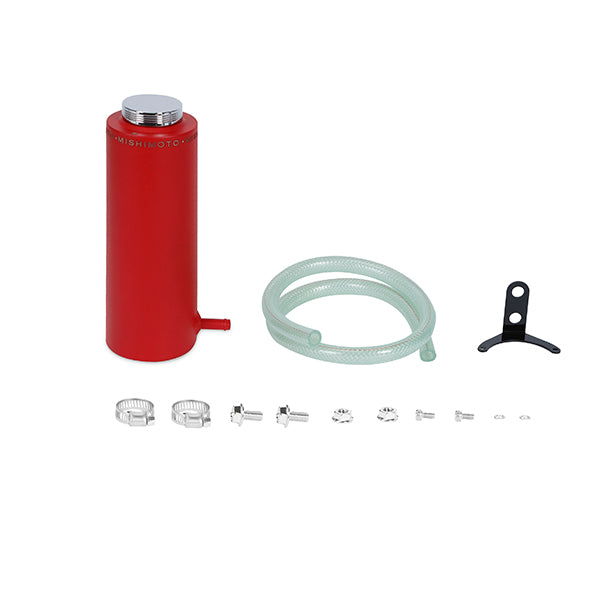 Mishimoto MMRT-CAWRD Aluminum Coolant Reservoir Tank, Wrinkle Red - Truck Part Superstore