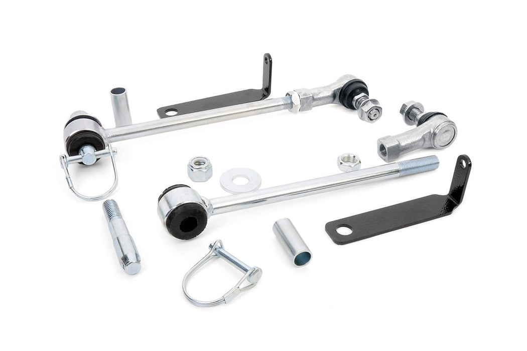 Rough Country 1131 Jeep Front Sway Bar Disconnects 3-6 Inch 99-04 Grand Cherokee Rough Country - Truck Part Superstore