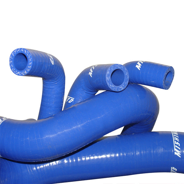 Mishimoto MMHOSE-MUS-86BL Ford Mustang GT/Cobra Silicone Radiator Hose Kit,1986-1993, Blue - Truck Part Superstore
