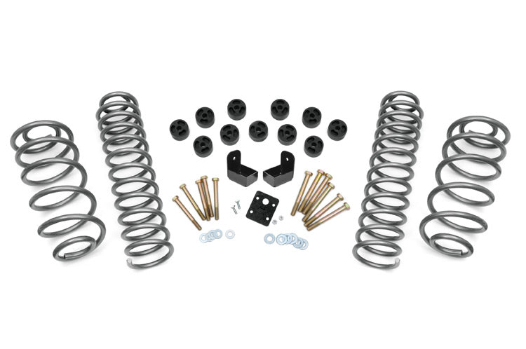 Rough Country 647 3.75 Inch Jeep Combo Lift Kit No Shocks 6 Cyl 97-06 Wrangler TJ Rough Country - Truck Part Superstore