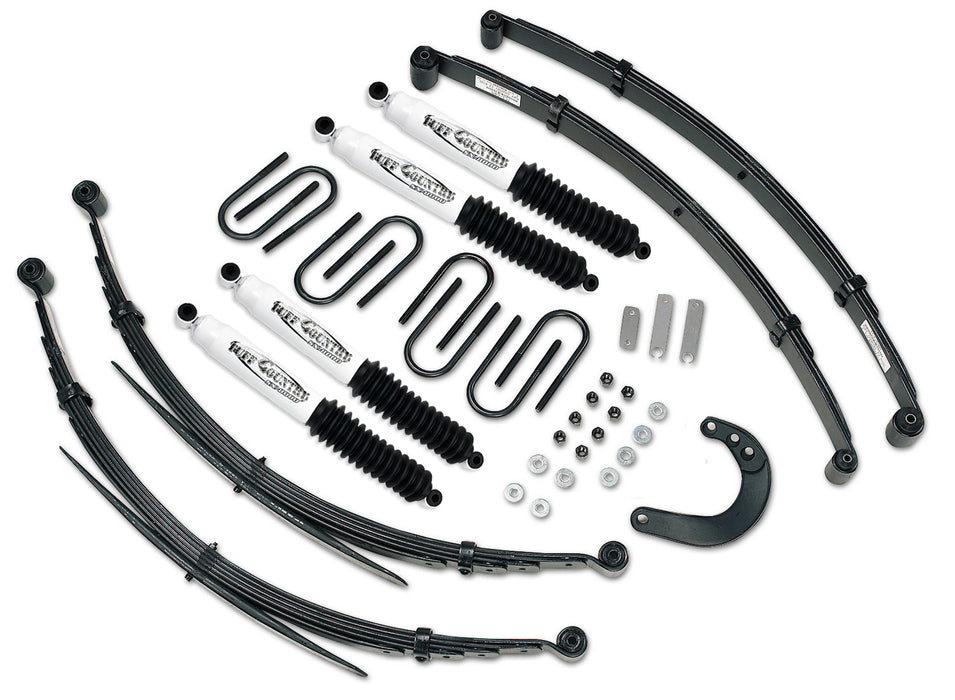 Tuff Country 14734KN 4 Inch Lift Kit 88-91 Chevy Suburban/Blazer/GMC Suburban/Jimmy 1/2 Ton Heavy Duty w/ SX8000 Shocks Fits Models w/52 Inch long Rear Springs Tuff Country - Truck Part Superstore