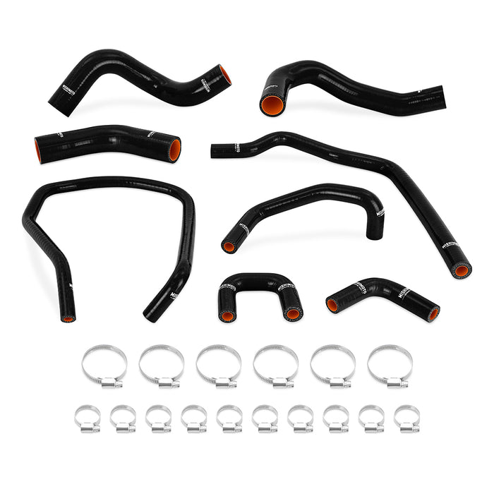 Mishimoto MMHOSE-TTN-04BK Silicone Radiator & Heater Hose Kit, fits Nissan Titan 5.6L 2004-2014, Black - Truck Part Superstore